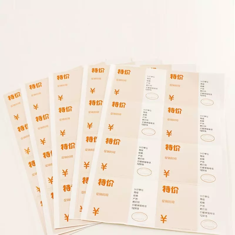 Sticky Label Paper